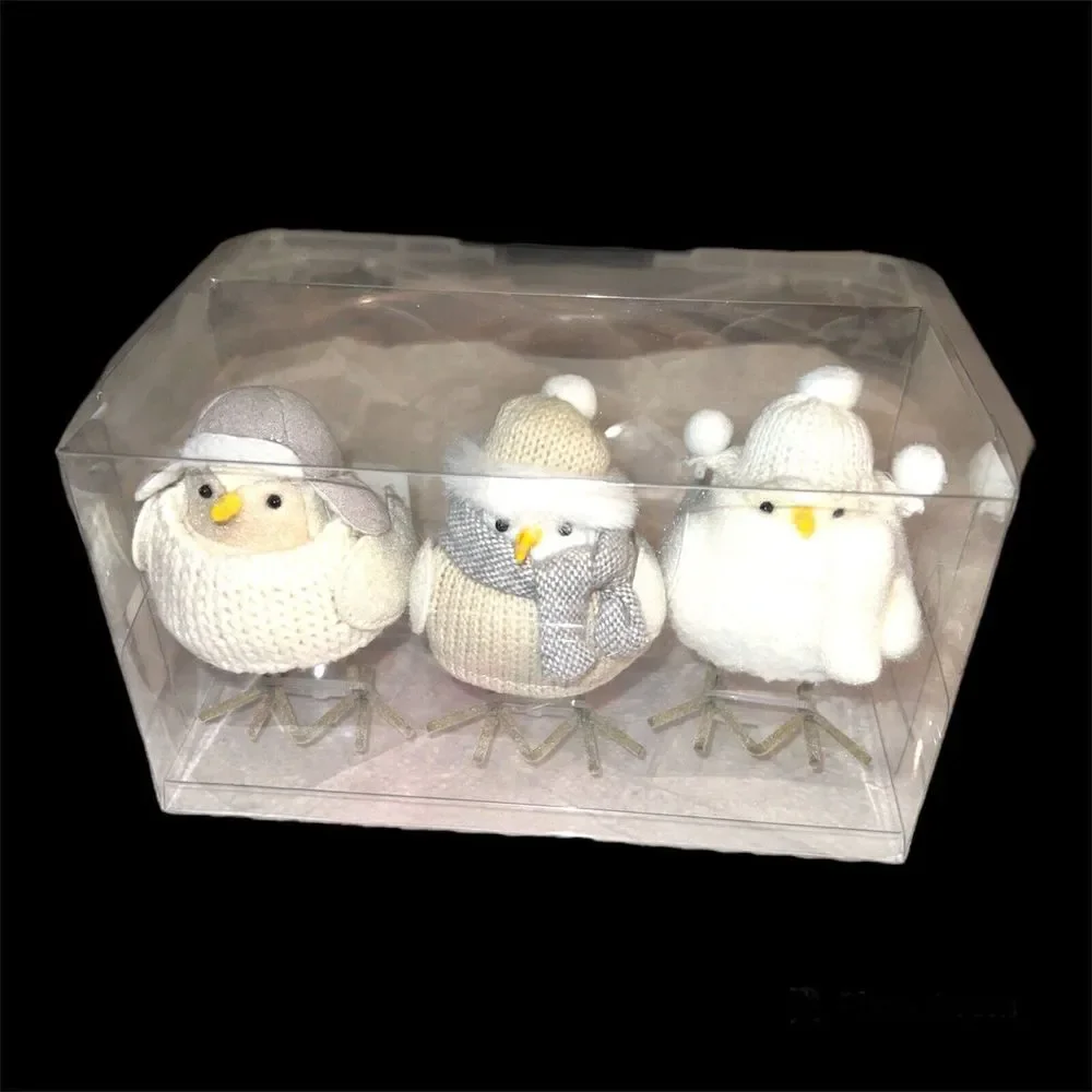 Target Wondershop Featherly Friends Set Of 3 Collectible Winter Mini Birds